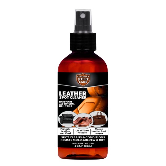 European Leather Care Leather Spot Cleaner - Car Leather Cleaner and Conditioner for Leather Couch Cleaner, Furniture, Car Seat, Shoes, Boots, Purse - Natural Ingredient Leather Shoe Cleaner USA, Size: 4 oz | Michaels European Leather Care Leather Spot Cleaner - Car Leather Cleaner and Conditioner for Leather Couch Cleaner, Furniture, Car Seat, Shoes, Boots, Purse - Natural Ingredient Leather Shoe Cleaner USA, Size: 4 oz | Michaels